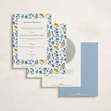 "Floral Moon" - Baby Shower Invitations in Moon Flower by Alethea and Ruth - Back of Card Options