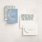 "Floral Moon" - Baby Shower Invitations in Moon Flower by Alethea and Ruth - Assembled