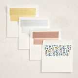 "Floral Moon" - Baby Shower Invitations in Moon Flower by Alethea and Ruth - Envelope Liner Options