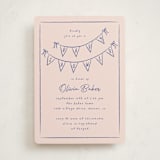 "Baby Garland" - Baby Shower Invitations in Cupcake by Ashley Iwafuchi - Front