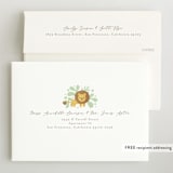"Petite Safari" - Baby Shower Invitations in Mint by Jennifer Wick - FREE Recipient Addressing