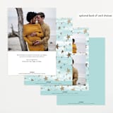 "Moonlit" - Baby Shower Invitations in Sky by Alethea and Ruth - Back of Card Options