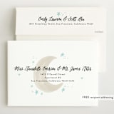 "Moonlit" - Baby Shower Invitations in Sky by Alethea and Ruth - FREE Recipient Addressing