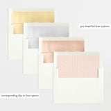 "Cascading Shower" - Baby Shower Invitations in Sage by Jennifer Wick - Envelope Liner Options