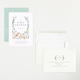"Woodland" - Baby Shower Invitations in Forest by Lori Wemple - Assembled