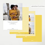 "Pretty Picado" - Baby Shower Invitations in Marigold by Jessie Steury - Back of Card Options