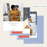 "Modern new kid on the block" - Baby Shower Invitations in Sky by Alethea and Ruth - Back of Card Options