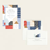 "Modern new kid on the block" - Baby Shower Invitations in Sky by Alethea and Ruth - Assembled
