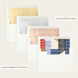 "Modern new kid on the block" - Baby Shower Invitations in Sky by Alethea and Ruth - Envelope Liner Options