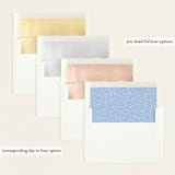 "Mimosas and Milk" - Baby Shower Invitations in Sky by Alethea and Ruth - Envelope Liner Options