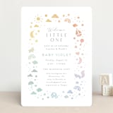 "Ethereal stars" - Baby Shower Invitations in Rainbow by Jennifer Wick - Front