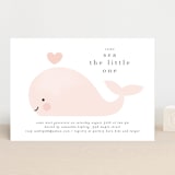 "Sea" - Baby Shower Invitations in Blush by Lori Wemple - Front