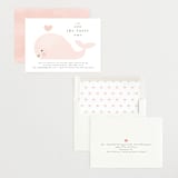 "Sea" - Baby Shower Invitations in Blush by Lori Wemple - Assembled