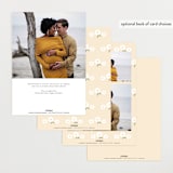 "Little Chick" - Baby Shower Invitations in Blush by Carolyn MacLaren - Back of Card Options