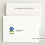 "Bold Blossom" - Baby Shower Invitations in Bluebell by Lehan Veenker - FREE Recipient Addressing