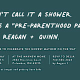 "Not a shower" - Baby Shower Invitations in Jungle by Lea Delaveris - Detail