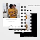"Just Me" - Baby Shower Invitations in Midnight by Lehan Veenker - Back of Card Options