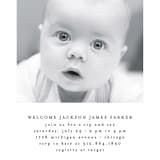 "Just Me" - Baby Shower Invitations in Midnight by Lehan Veenker - Detail