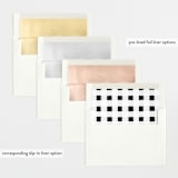 "Just Me" - Baby Shower Invitations in Midnight by Lehan Veenker - Envelope Liner Options