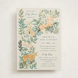 "wild forest" - Baby Shower Invitations in Cream by Elly - Front