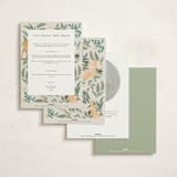 "wild forest" - Baby Shower Invitations in Cream by Elly - Back of Card Options