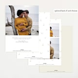 "Forest Friends" - Baby Shower Invitations in Seafoam by Jennifer Wick - Back of Card Options