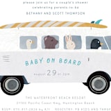 "Baby on Board" - Baby Shower Invitations in Sun by Jenna Holcomb - Detail