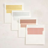 "Baby-Q" - Baby Shower Invitations in Ketchup by Jamie Alexander - Envelope Liner Options