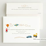 "Adventure Begins" - Baby Shower Invitations in Blue Jay by Creo Study - FREE Recipient Addressing