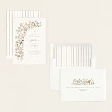 "Meadow flowers" - Baby Shower Invitations in Vanilla by Jennifer Wick - Assembled
