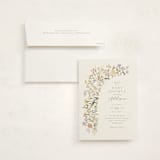 "Meadow flowers" - Baby Shower Invitations in Vanilla by Jennifer Wick - With Envelope