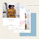 "Polka Dot Party" - Baby Shower Invitations in Confetti by Pixel and Hank - Back of Card Options