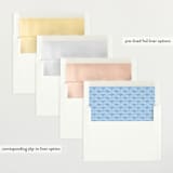"Arch" - Baby Shower Invitations in Powder by Jen Owens - Envelope Liner Options
