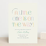 "A Little One" - Baby Shower Invitations in Garden by Pixel and Hank - Front