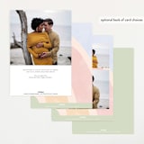 "Over the Rainbow" - Baby Shower Invitations in Meadow by Pixel and Hank - Back of Card Options