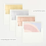 "Over the Rainbow" - Baby Shower Invitations in Meadow by Pixel and Hank - Envelope Liner Options