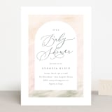 "Abstracted Arch" - Baby Shower Invitations in Spring by Carolyn MacLaren - Front