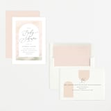 "Abstracted Arch" - Baby Shower Invitations in Spring by Carolyn MacLaren - Assembled