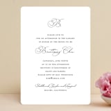 "Initial" - Bridal Shower Invitations in Pearl by Jennifer Postorino - Front