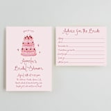 "vintage wedding cake" - Bridal Shower Invitations in Blush by Cass Loh - Matching Enclosure Card