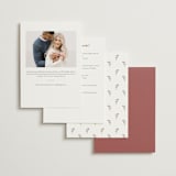 "floral frame" - Bridal Shower Invitations in Blush by Lori Wemple - Back of Card Options