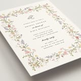 "floral frame" - Bridal Shower Invitations in Blush by Lori Wemple - Detail
