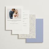 "Love Birds" - Bridal Shower Invitations in Porcelain by Rebecca Smith - Back of Card Options