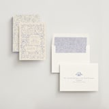 "Love Birds" - Bridal Shower Invitations in Porcelain by Rebecca Smith - Assembled