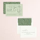 "floral letters" - Bridal Shower Invitations in Garden by Alethea and Ruth - Assembled