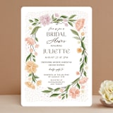 "Flower Shower Surround" - Bridal Shower Invitations in Petal by Paper Sun Studio - Front