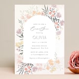 "spring blossom" - Bridal Shower Invitations in Blush by Nicoletta Savod - Front