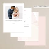 "spring blossom" - Bridal Shower Invitations in Blush by Nicoletta Savod - Back of Card