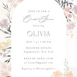 "spring blossom" - Bridal Shower Invitations in Blush by Nicoletta Savod - Close-Up