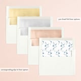 "In The Full Bloom" - Bridal Shower Invitations in Bluebell by Petra Kern - Envelope Liner Options